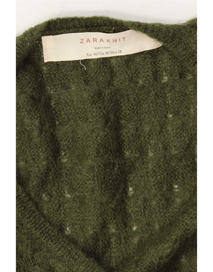 Preveliki ženski kardigan pulover Zara UK 14 Srednje zelena