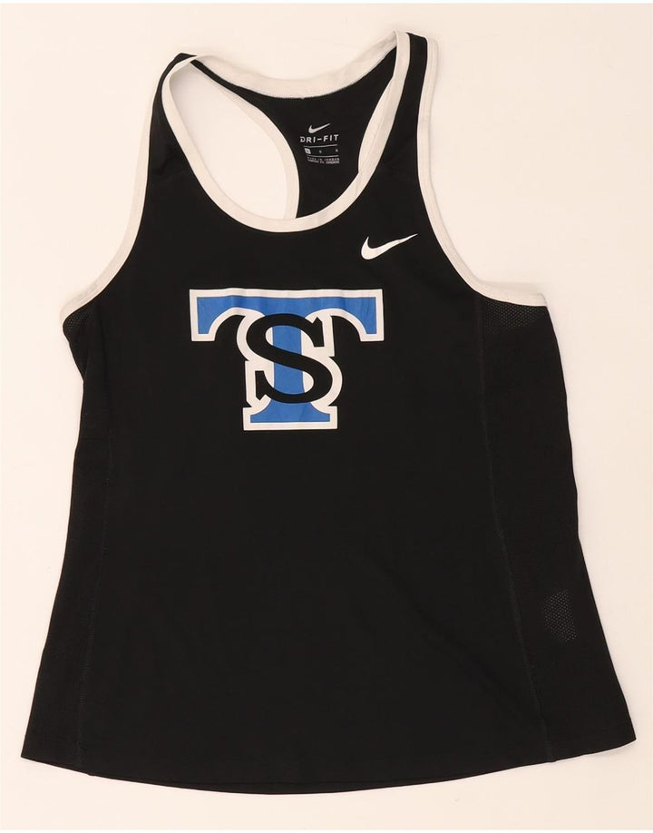 Nike ženski gornji dio prsluka Saint Thomas Graphic UK 14 veliki crni poliester