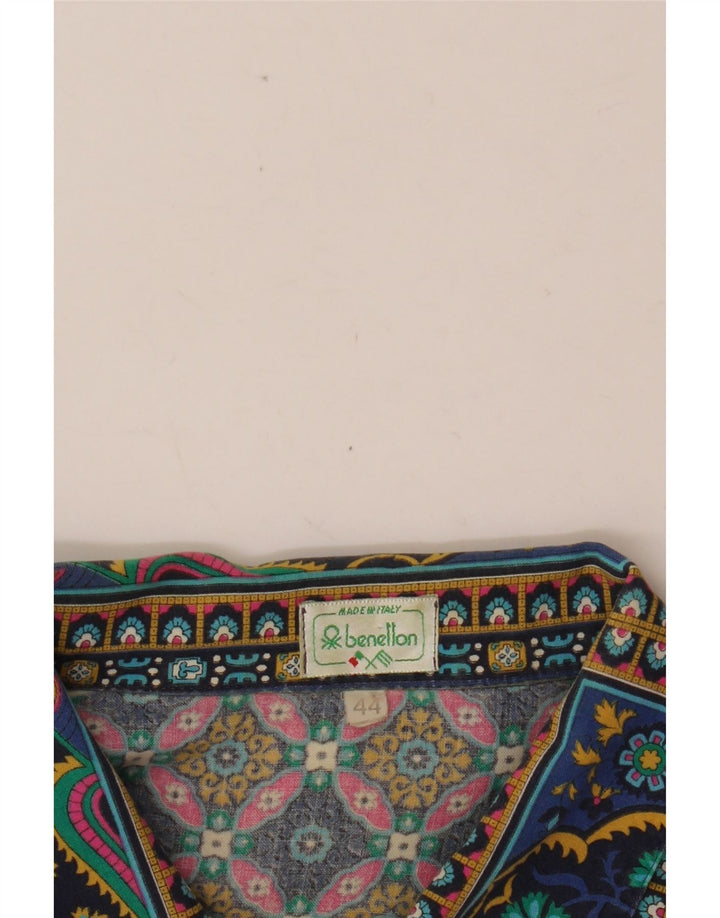 BENETTON Ženska prevelika košulja IT 44 srednje raznobojna patchwork