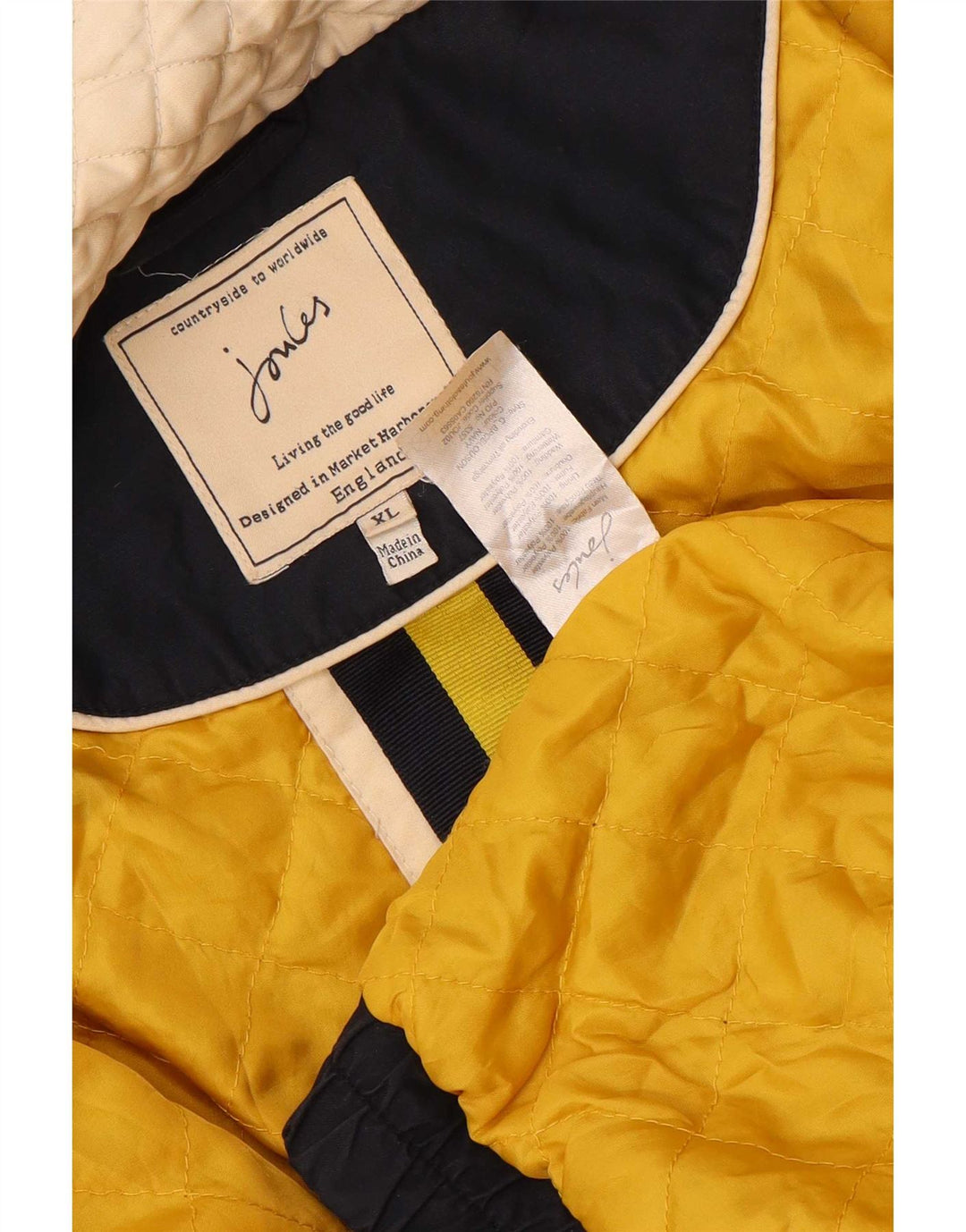 Joules muška grafička bomber jakna UK 42 XL tamnoplavi poliester
