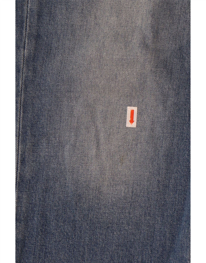 Lee Mens Rider Straight Jeans W36 L32 Plavi pamuk