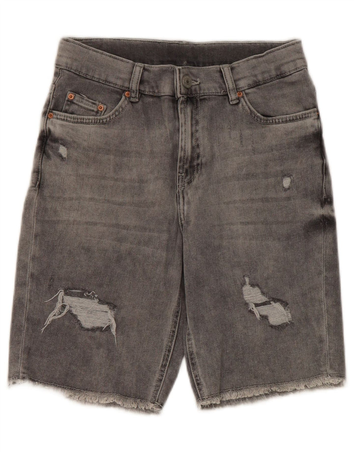 Zara Boys kratke traper hlače od 13-14 godina W26 sivi poliester