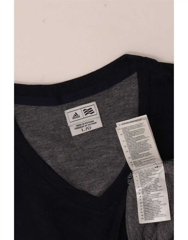 Adidas muški prsluk bez rukava veliki tamnoplavi najlon