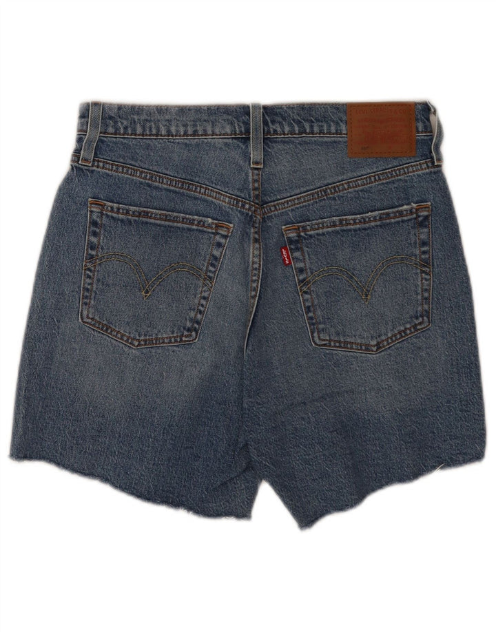 Levi's ženske kratke traper hlače 501 W28 srednje plavi pamuk