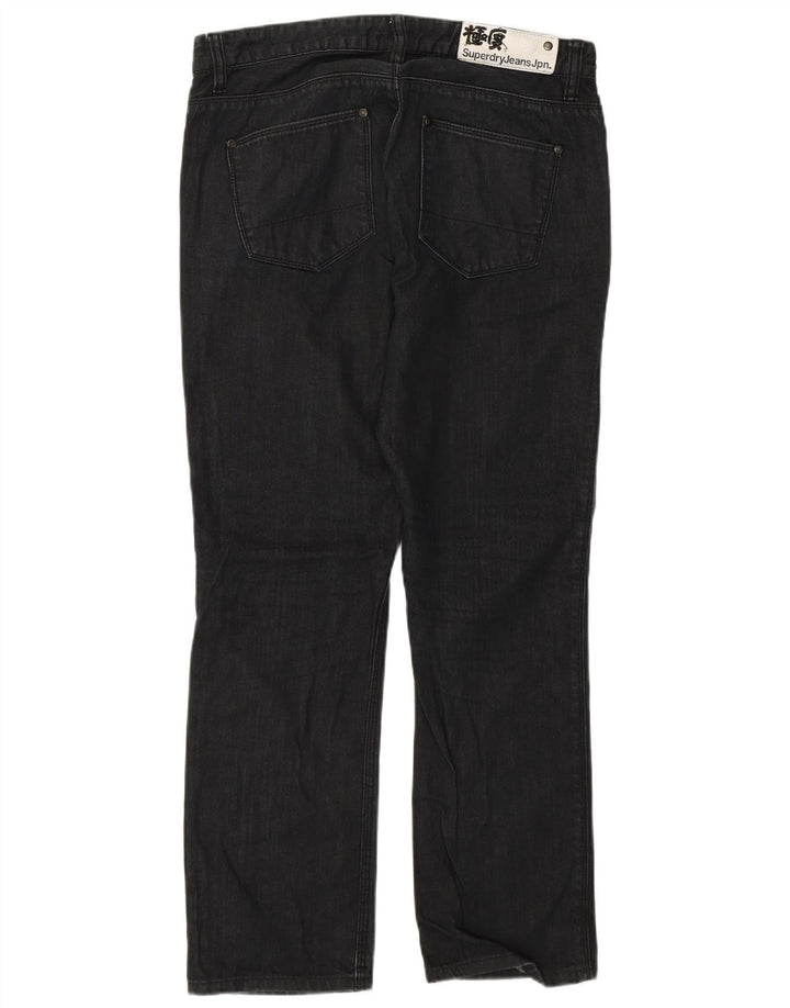Superdry muške ravne traperice W30 L28 sivi pamuk