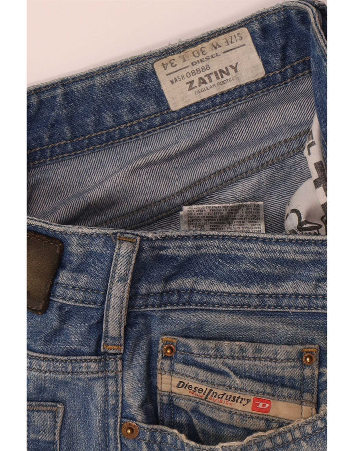 Diesel muške traperice Zatiny Regular Bootcut W30 L30 plavi pamuk