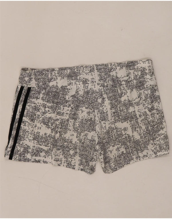 Adidas ženske sportske kratke hlače Climalite s apstraktnim uzorkom UK 12/14 srednje bijele