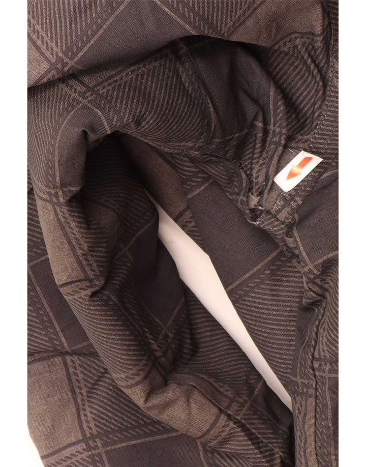 Bomber jakna s kapuljačom Quiksilver za dječake 15-16 godina sivi karirani poliester