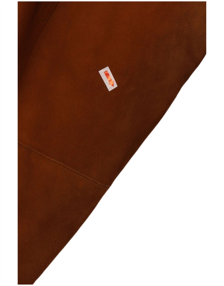 VINTAGE muška bomber jakna od brušene kože UK 42 XL smeđa koža