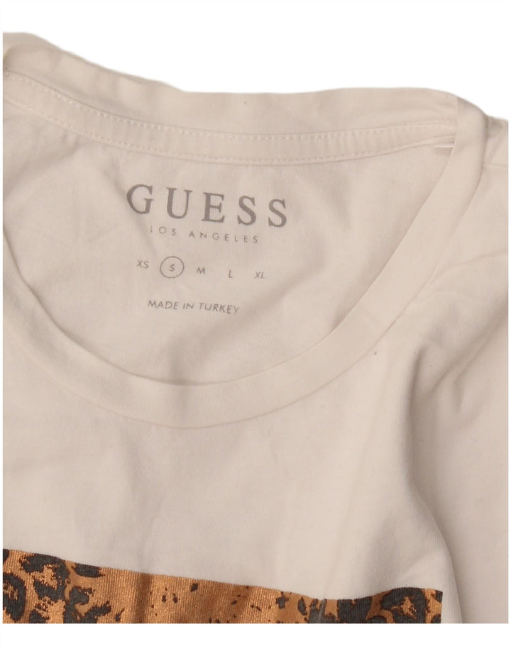 Guess Ženska grafička majica kratkih rukava UK 10 Small White