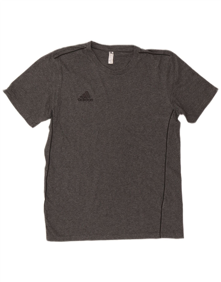 Adidas muška majica kratkih rukava Srednje sivi pamuk