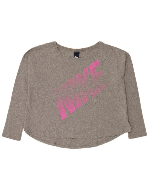 Nike ženska majica dugih rukava dugih rukava s kratkim rukavima Nike 18 XL siva s pjegama