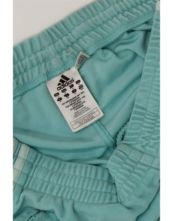 Adidas Ženske trenirke Hlače Joggers UK 14 Srednje tirkizni poliester