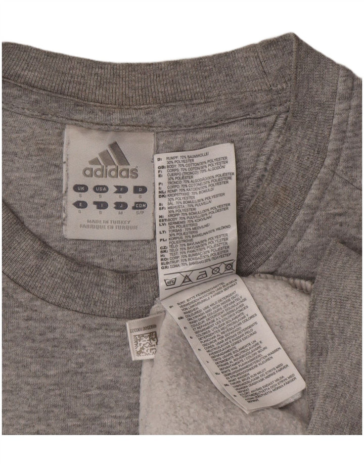 Adidas muška majica s grafičkim motivima, mali sivi pamuk