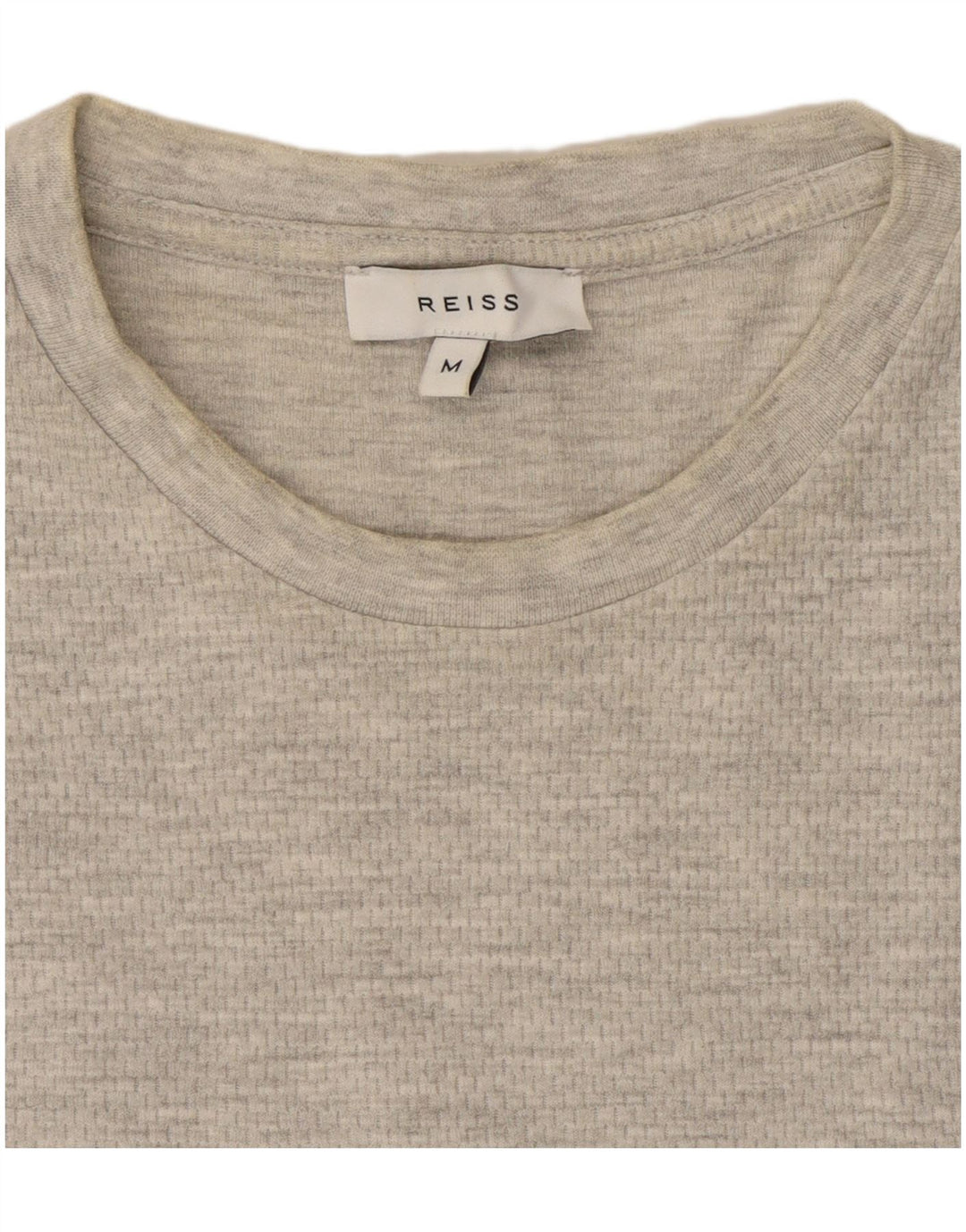 Reiss muška majica kratkih rukava srednje sivi flekasti pamuk