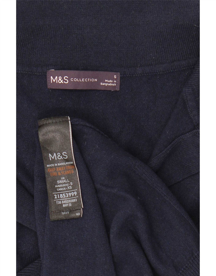 Marks & Spencer ženski prsluk bez rukava UK 10 Mali tamnoplavi poliester