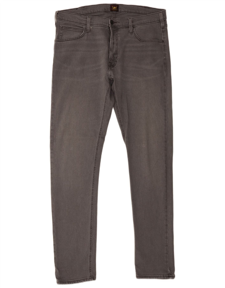 Lee Mens Luke Slim Jeans W36 L34 Sivi pamuk