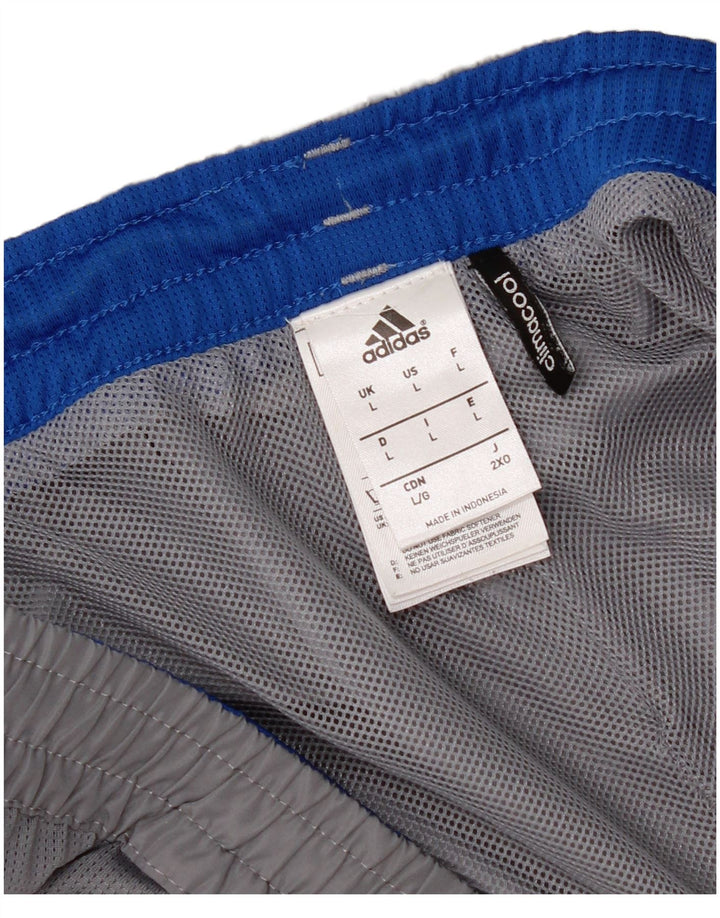 Adidas muške sportske kratke hlače veliki sivi poliester