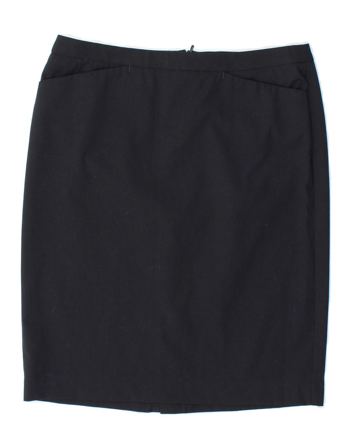 SISLEY Womens Pencil Skirt W28 Medium Black Vintage Sisley and Second-Hand Sisley from Messina Hembry 