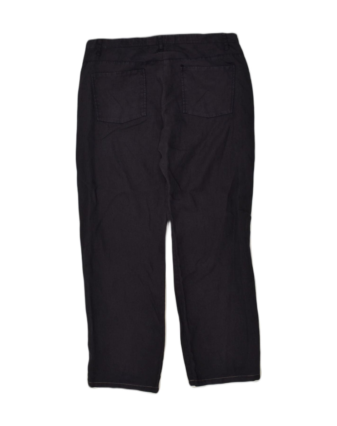 GIANFRANCO FERRE Womens Straight Casual Trousers W30 L30 Navy Blue | Vintage Gianfranco Ferre | Thrift | Second-Hand Gianfranco Ferre | Used Clothing | Messina Hembry 