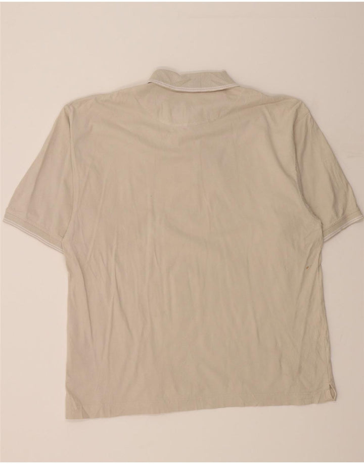 COLUMBIA Mens Polo Shirt XL Grey Cotton Vintage Columbia and Second-Hand Columbia from Messina Hembry 