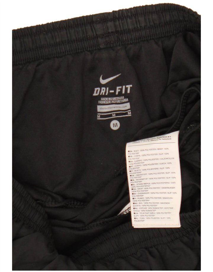 Nike ženske kratke sportske hlače Dri Fit UK 14 srednje crne boje od poliestera