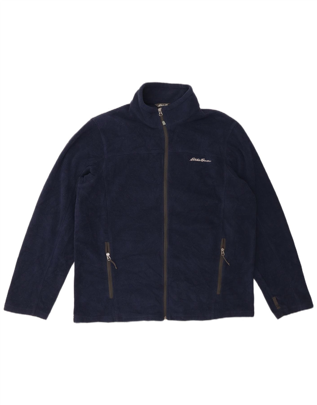 Eddie Bauer muška jakna od flisa UK 40 velika tamnoplava poliester