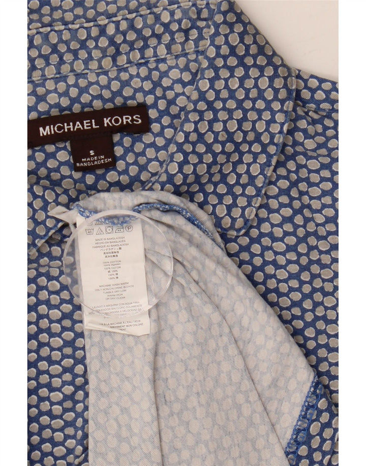 Michael Kors muška majica kratkih rukava, pamuk s malim plavim točkama