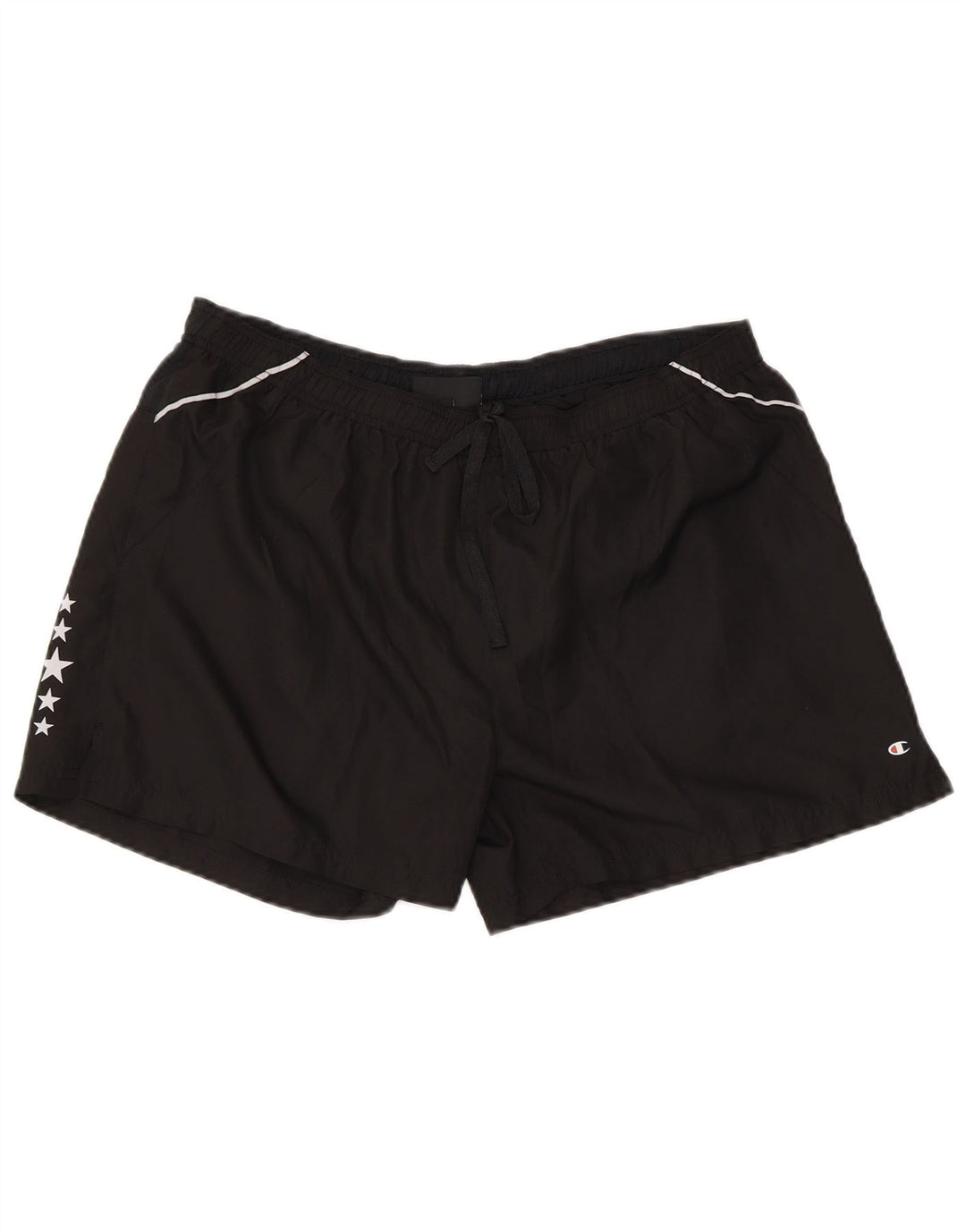 Champion Ženske Graphic Regular Sport Shorts UK 14 Veliki crni poliester