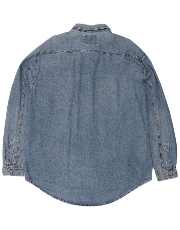 Levi's muška traper košulja XL plavi pamuk