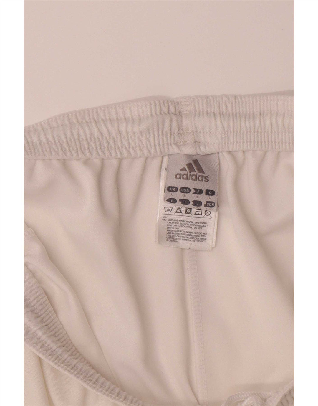 Adidas muške sportske kratke hlače Climalite Graphic Veliki bijeli poliester
