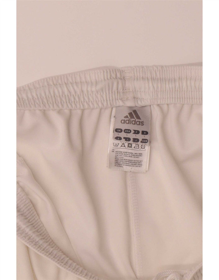 Adidas muške sportske kratke hlače Climalite Graphic Veliki bijeli poliester