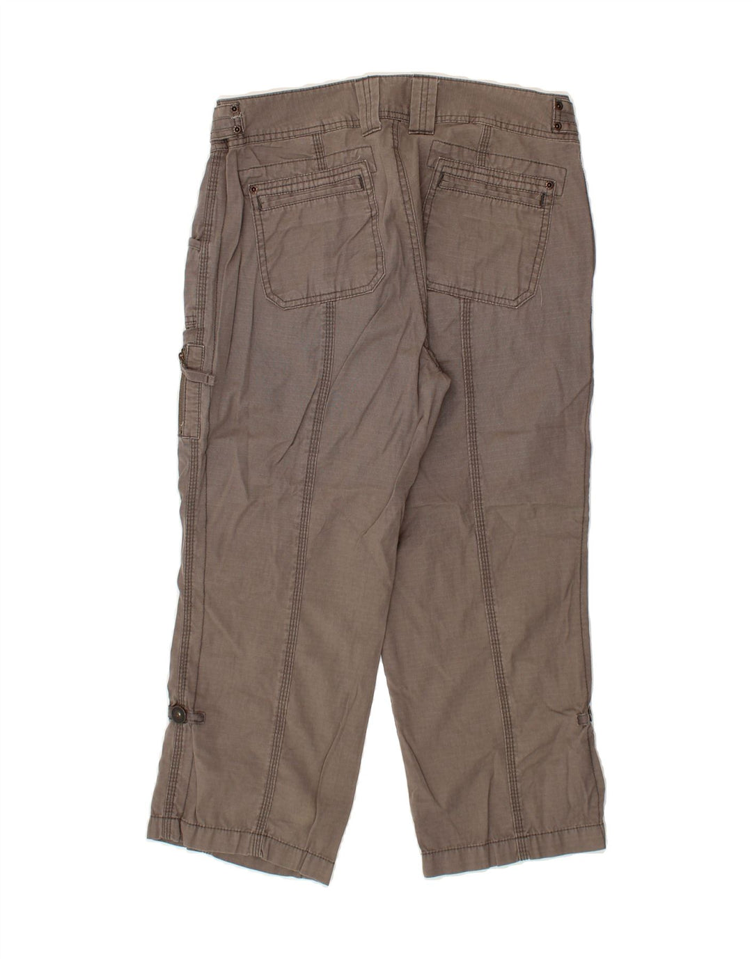EDDIE BAUER Womens Blakely Fit Cargo Trousers US 8 Medium W34 L24 Brown Vintage Eddie Bauer and Second-Hand Eddie Bauer from Messina Hembry 
