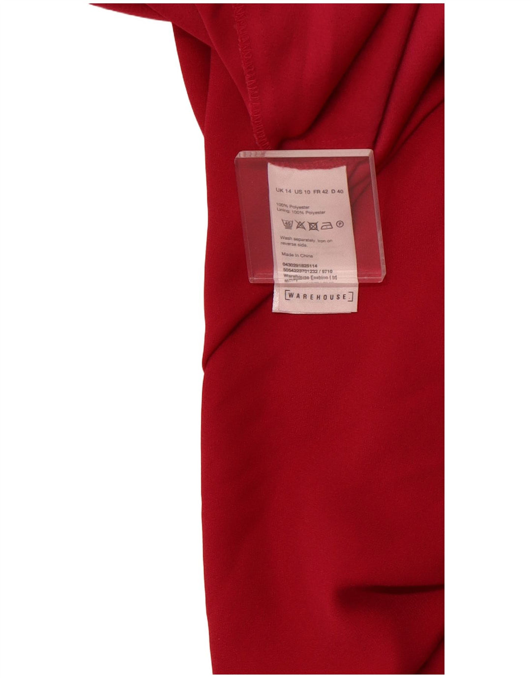 WAREHOUSE Ženski kombinezon bez rukava UK 14 srednje ružičasti poliester