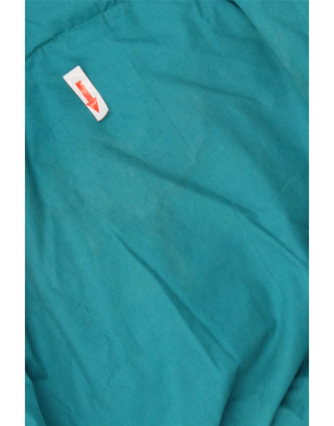 Vintage muška podstavljena jakna UK 42 XL plavi poliester u boji