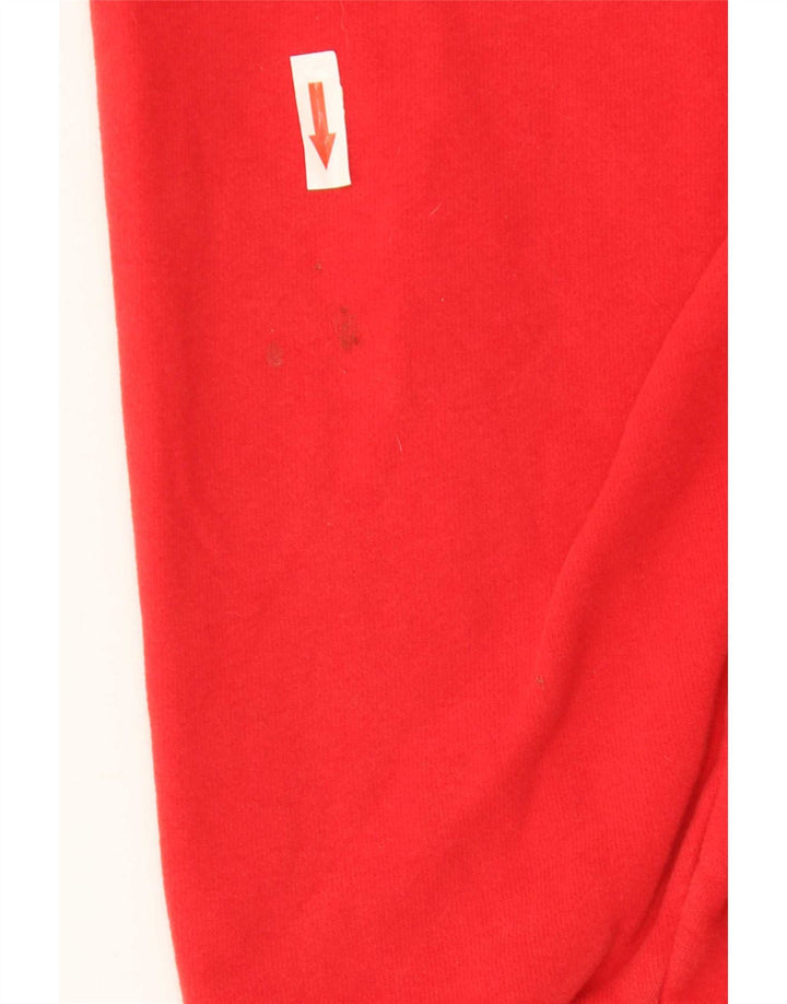 Superdry muška majica s izrezom i velikim crvenim pamukom