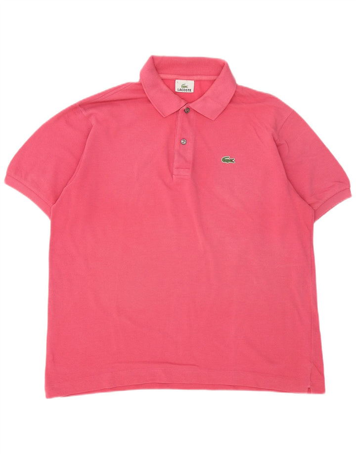 Lacoste muška polo majica veličine 5, veliki ružičasti pamuk