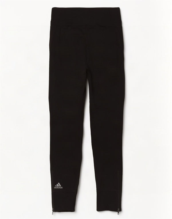 Adidas Womens Tracksuit Trousers UK 8/10 Small Black Rayon