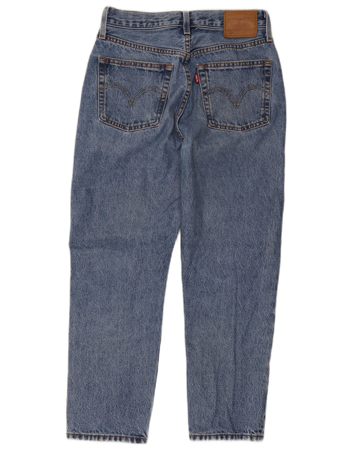 Levi's ženske 501 ravne traperice W26 L26 plavi pamuk