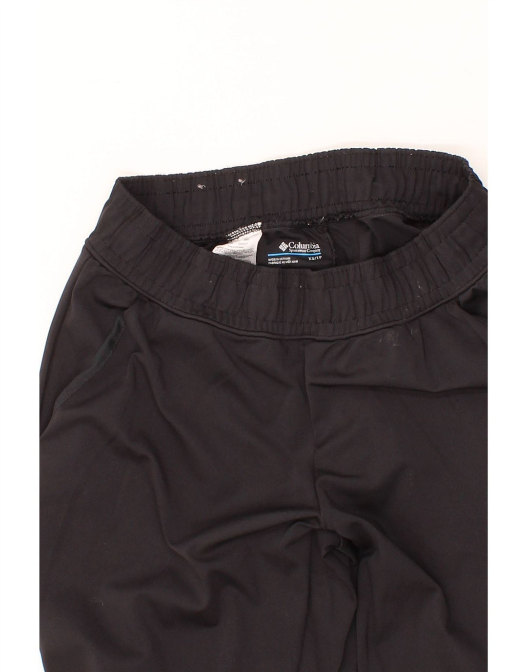 COLUMBIA Womens Tracksuit Trousers UK 4 XS  Black Polyester Vintage Columbia and Second-Hand Columbia from Messina Hembry 