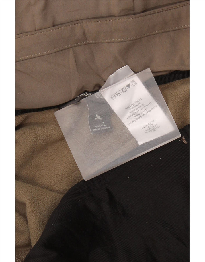 EDDIE BAUER Ženska vjetrovka s kapuljačom UK 16 Veliki bež poliester