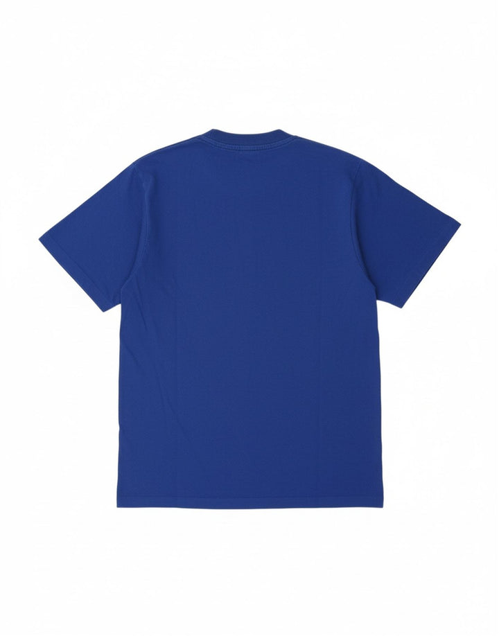 CHAMPION Mens Graphic T-Shirt Top Medium Blue Cotton