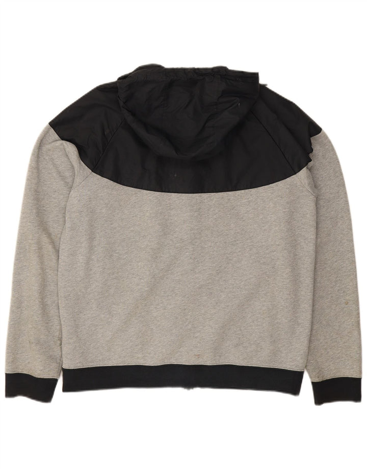 Mens Zip Hoodie Sweater Medium
