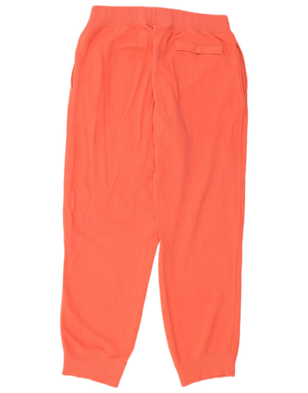 NIKE Ženska trenirka Hlače Joggers UK 16 Large Orange Cotton