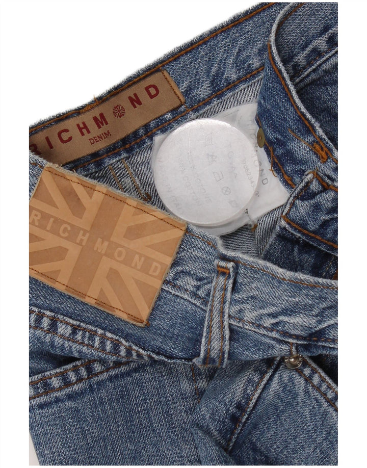 Ženske traperice Richmond Graphic Bootcut IT 44 srednje W30 L32 plavi pamuk
