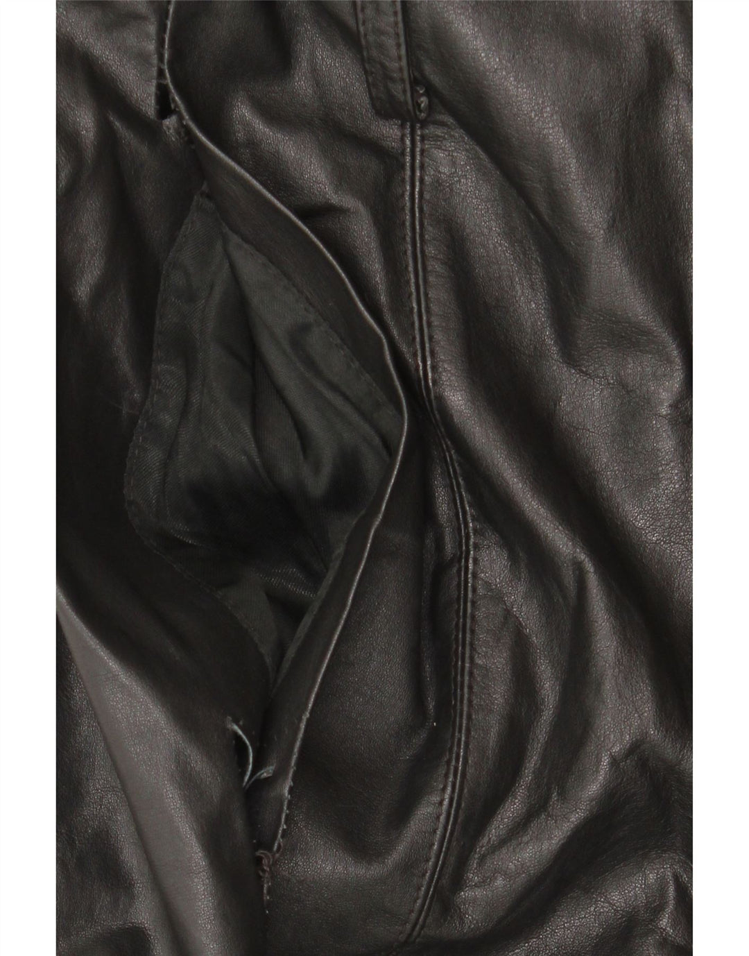 Klima ženski kožni kaput UK 10 mali crni