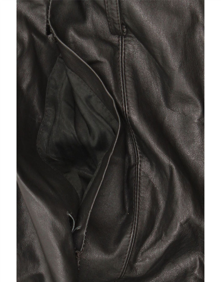 Klima ženski kožni kaput UK 10 mali crni