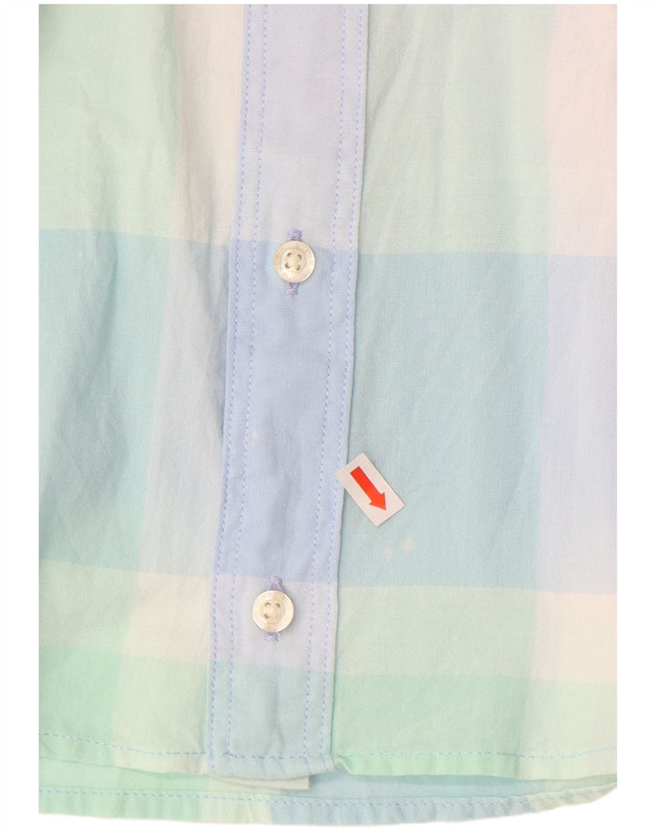 LEE muška košulja kratkih rukava standardnog kroja srednje šarene pamučne kare