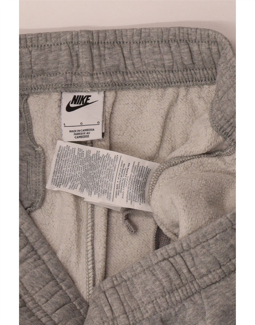 Nike Muška trenirka Hlače Joggers Large Grey Pamuk