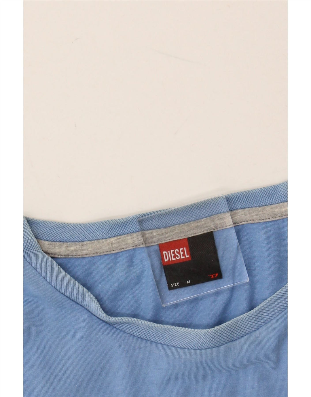 DIESEL Muška majica kratkih rukava Srednje plavi pamuk